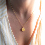 Halskette Maelle Brushed Gold - Fleurs des Prés Jewelry