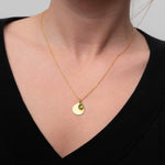 Halskette Maelle Green Peridot - Fleurs des Prés