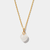 Halskette Mini Heart Moonstone Gold - Fleurs des Prés