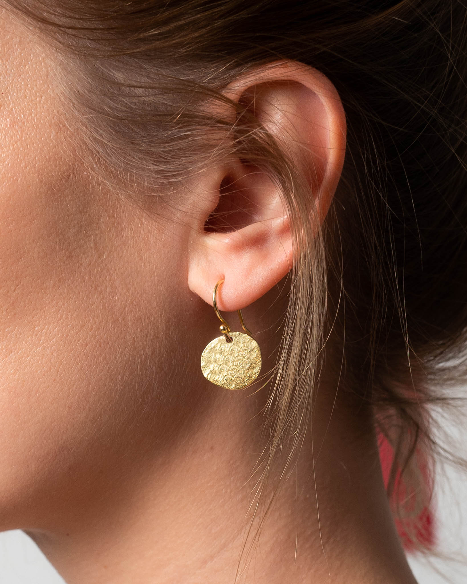 Ohrhänger Sable Plain Gold - Fleurs des Prés