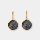 Ohrringe Amélie Labradorite - Fleurs des Prés
