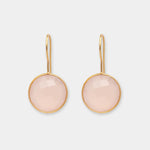 Ohrringe Amélie Pink Chalcedony - Fleurs des Prés Jewelry