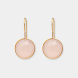 Ohrringe Amélie Pink Chalcedony - Fleurs des Prés Jewelry