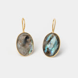 Ohrringe Leonor Labradorite - Fleurs des Prés