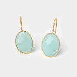 Ohrringe Leonor Sea Blue Chalcedon - Fleurs des Prés