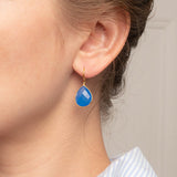 Ohrringe Lola Blue Chalcedony - Fleurs des Prés