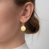 Ohrringe Maelle Brushed Gold - Fleurs des Prés