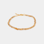 Perlenarmband Sense Citrin - Fleurs des Prés