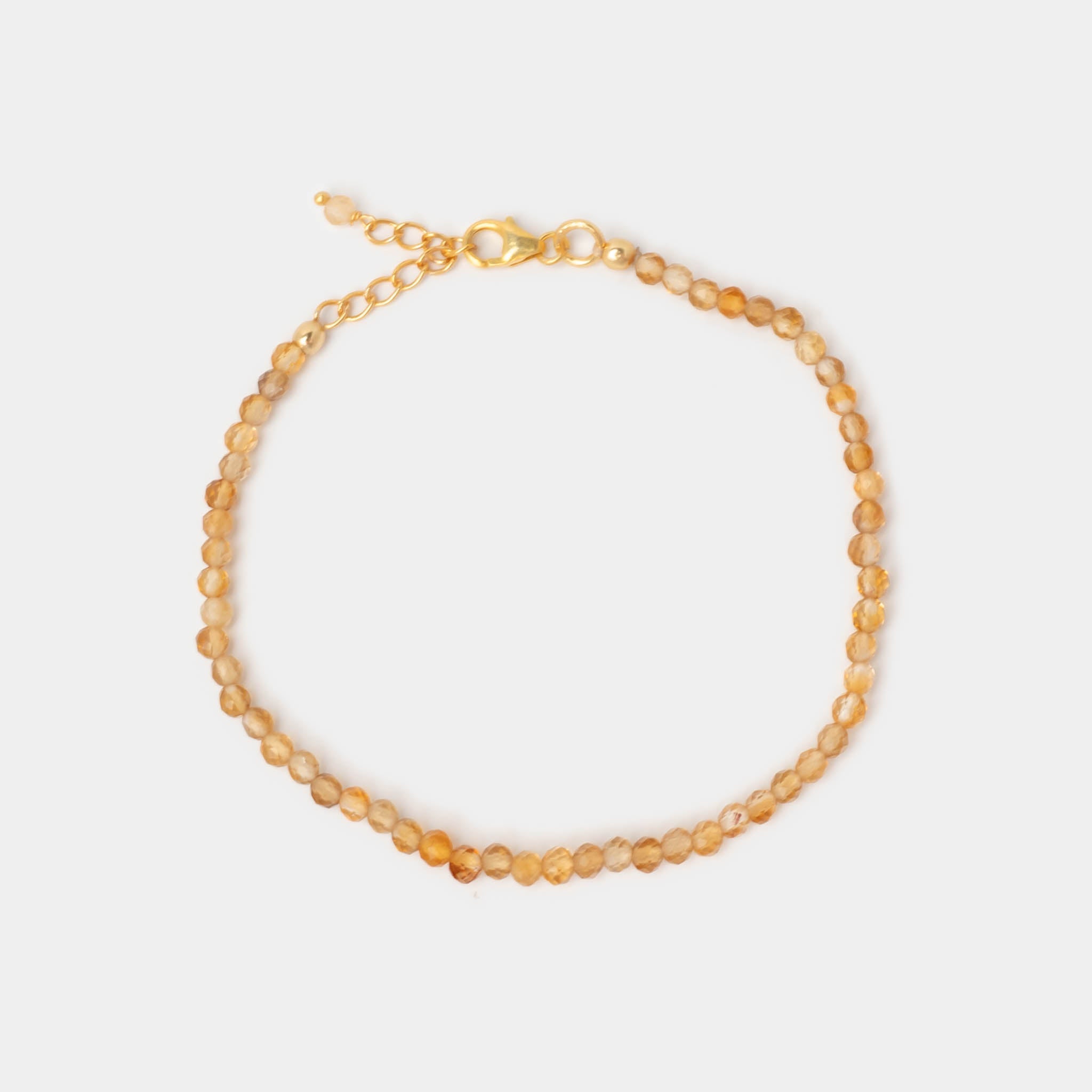 Perlenarmband Sense Citrin - Fleurs des Prés