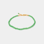 Perlenarmband Sense Grüner Chalcdeon - Fleurs des Prés