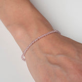 Perlenarmband Sense Rosenquarz - Fleurs des Prés