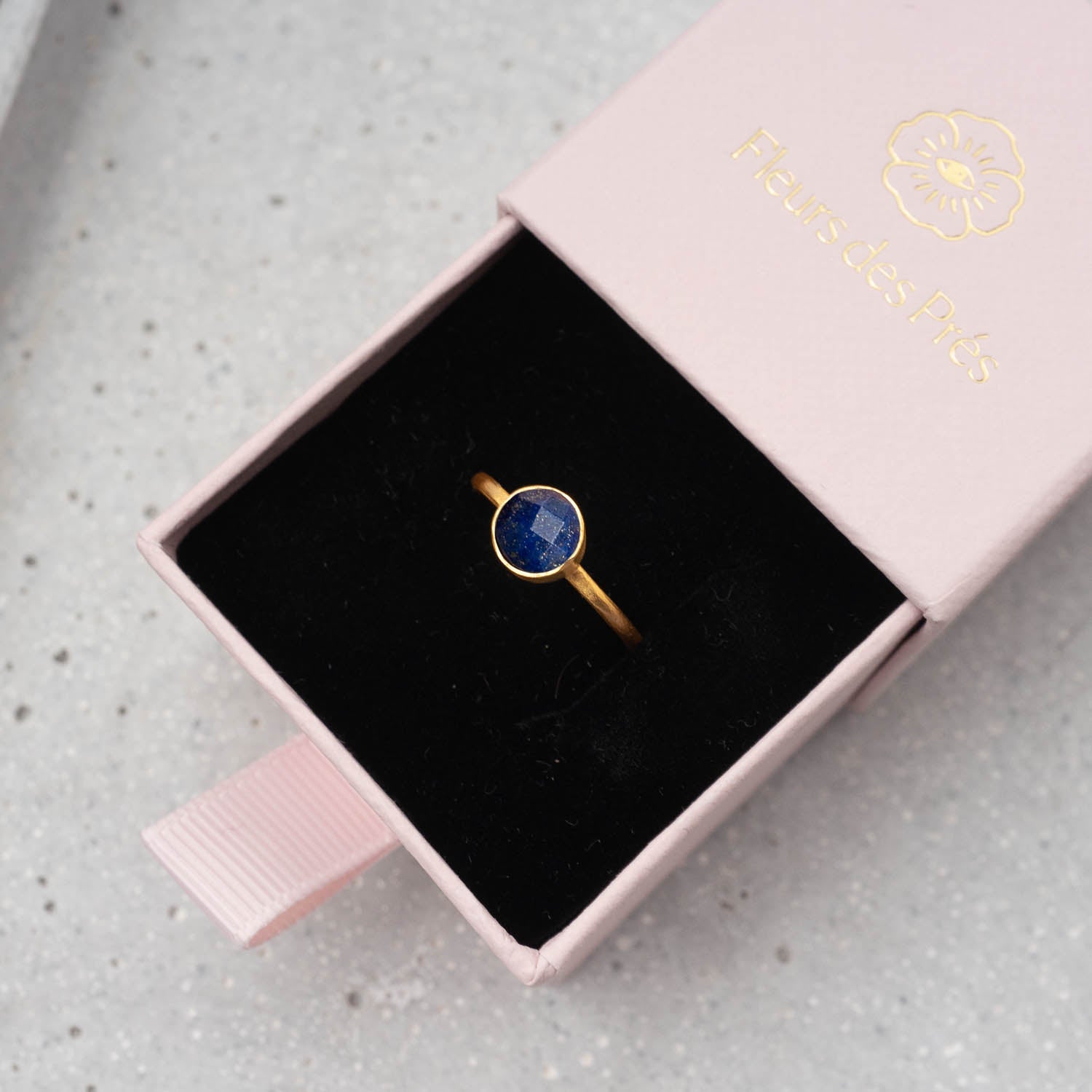 Ring Charlotte Lapislazuli - Fleurs des Prés