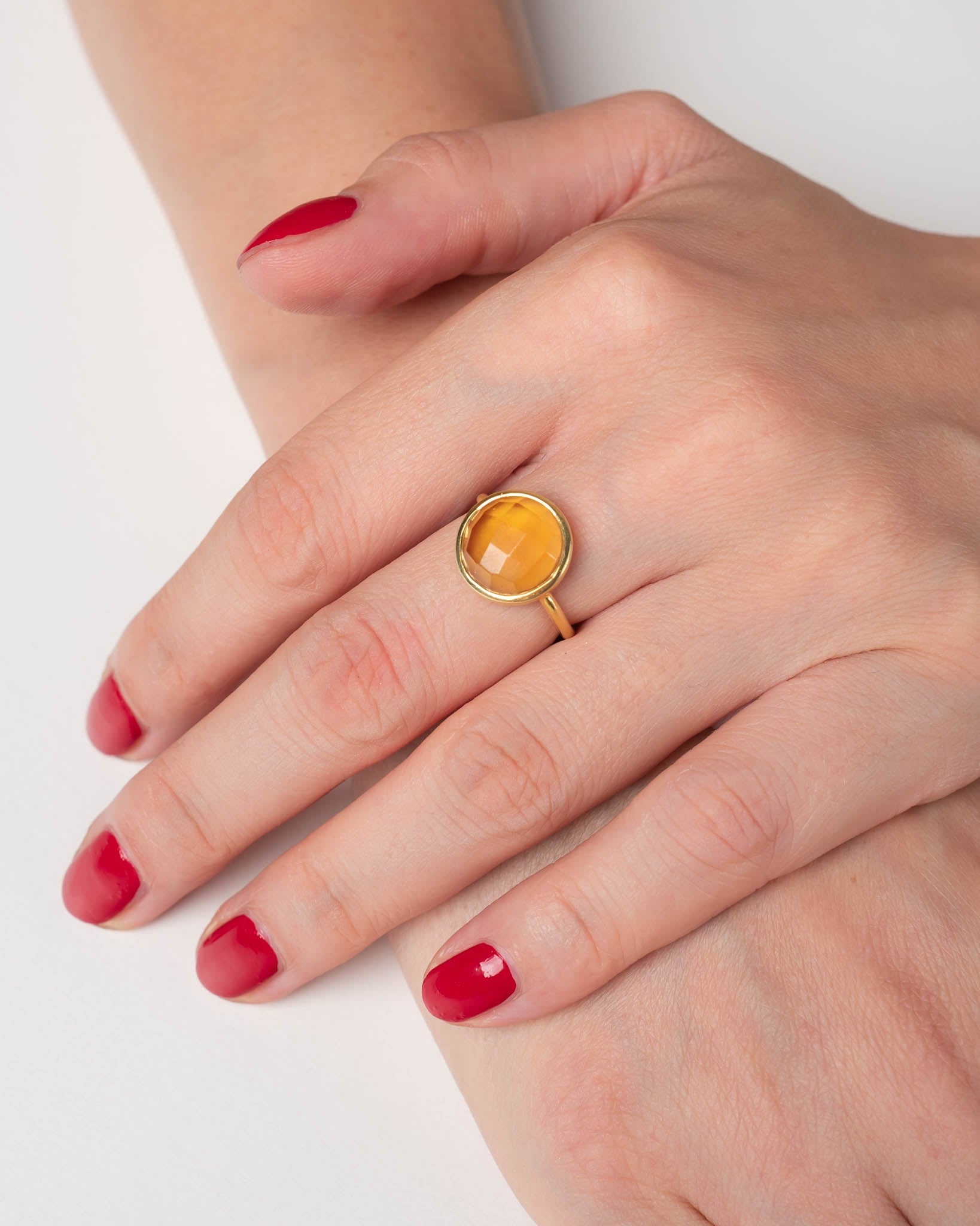 Ring Cher Citrin - Fleurs des Prés Jewelry
