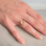 Ring Claire Pink Chalcedony - Fleurs des Prés
