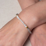 Armband Cécile mit Labradorit und Süßwasserperlen