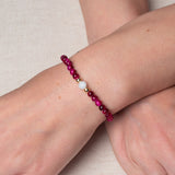 Armband Clio mit Tigerauge und Mondstein