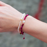 Armband Clio mit Tigerauge und Mondstein