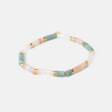 Armband Coralie mit Amazonit, Aventurin und Jade