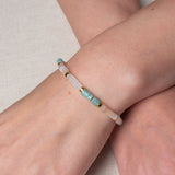 Armband Coralie mit Amazonit, Aventurin und Jade