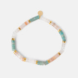 Armband Coralie mit Amazonit, Aventurin und Jade