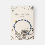 Armband Gala mit Perle und Seed-Beads blau