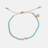 Armband Gala mit Perle und Seed Beads türkis