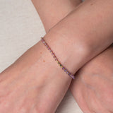Armband Gigi mit Amethyst und Pinkem Turmalin