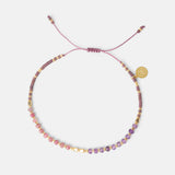 Armband Gigi mit Amethyst und Pinkem Turmalin