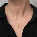 Halskette Eloise Rosenquarz