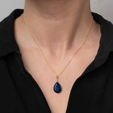Halskette La Nuit mit blauem Lapislazuli