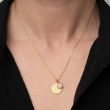 Halskette Maelle Rose Chalcedony