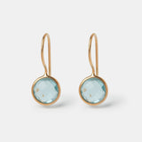 Ohrhänger Lille Aquamarin Quartz