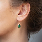 Ohrringe Teja Emerald Quarz