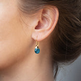 Ohrringe Teja London Blue Quarz