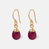 Ohrringe Teja Ruby