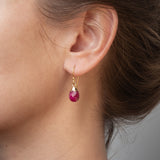 Ohrringe Teja Ruby