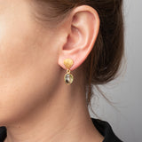 Ohrringe Tisha Green Amethyst Quarz
