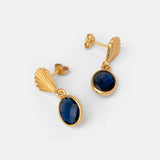 Ohrringe Tisha London Blue Quarz