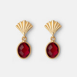 Ohrringe Tisha Red Onyx