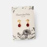 Ohrringe Tisha Red Onyx