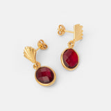Ohrringe Tisha Red Onyx