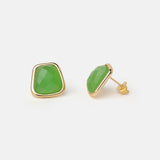 Ohrstecker Tille Chrysoprase