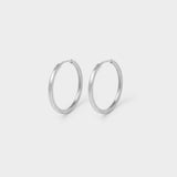 Creolen Lyon 30 mm Silber - Fleurs des Prés Jewelry