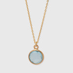 Halskette Eloise Aquamarin Quarz - Fleurs des Prés Jewelry