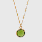 Halskette Eloise Peridot Quarz - Fleurs des Prés Jewelry