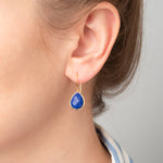 Ohrringe Lisette Lapislazuli - Fleurs des Prés Jewelry