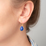 Ohrringe Lisette Lapislazuli - Fleurs des Prés Jewelry