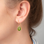 Ohrringe Lisette Peridot Quarz - Fleurs des Prés Jewelry