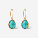 Ohrringe Lisette Topaz Quarz - Fleurs des Prés Jewelry
