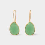 Ohrringe Lola Chrysoprase Gold - Fleurs des Prés Jewelry